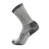 Calcetines térmicos gruesos hechos a medida transfronterizos, calcetines deportivos de lana para senderismo para hombres y mujeres, absorbentes de sudor, antibacterianos, resistentes al olor, calcetines cálidos de media pantorrilla