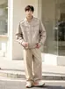 Cardigã com zíper e gola alta pequena, jaqueta de couro PU para homens, novo estilo biker casual de outono, jaqueta única para mulheres, moderna