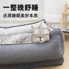 Cama Redonda para Mascotas Transfronteriza Nido para Gatos Sofá Cama para Gatos Almohadilla para Dormir Engrosada Otoño e Invierno Sofá Cama para Mascotas Nido para Perros Nido para Gatos Comercio Exterior