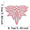 Ropa Pegatinas de Tela Lindas Pegatinas de Parche para Chaqueta de Plumas Parche Lavable sin Costura Pegatinas de Tela Bordadas Pegatinas Grandes de Bordado de Cereza
