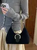 Yaozi 2026 bolso de axila de moda para principios de otoño, simple y casual, diseño versátil, bolso de hombro o bolso cruzado