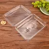 Caixa Blister Transparente de Fábrica para Animais de Estimação com Dois Compartimentos e Pilares Fixos para Mousse, Doces Assados e Embalagem para Viagem, Personalizável com Logo