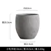 Maceta Flor de Piedra Imitación Barro de Magnesio Planta Verde para el Hogar Ajuste Suave Sala de Estar Balcón Patio Viento Silencioso De Pie Cemento Imitación Flor Grande