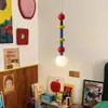 Luminária Pendente Vintage Flor Rosa de Cabeceira Lâmpada Pendente de Entrada de Corredor Latão Retrô Francês Onda de Água casagd Ferro