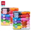 Arcilla Ultraligera Deli Arcilla Antibacteriana Paquete Grande Juguetes Educativos para Niños Arcilla de Colores Plastilina Materiales DIY Hechos a Mano