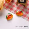 Lindo Animal de Dibujos Animados Hamburguesa Comida Juguete Creativo Divertido DIY Pasador Tocado Accesorios de Pegamento de Crema Decoraciones para Casa de Juego