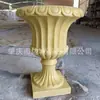 Maceta Artificial con Forma de Columna Romana de Arenisca, Maceta Decorativa Simple de Fibra de Vidrio para Jardín, Macetero Falso de Piedra para Villa Hotel