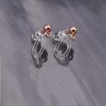 日韩热销夹式耳夹 金属带吊U形耳夹 无耳洞夹式耳环diy饰品配件