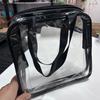 Bolsa de lavado directa de fábrica, almacenamiento, separación de seco y húmedo, transparente, impermeable, para productos de cuidado de la piel, subempaque, bolso de mano