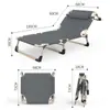 Cama Plegable Cama Individual Hogar Adulto Cama para Hora de Almuerzo Plegable Oficina Cama Simple Tumbona para Siesta Cama Acompañante March