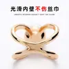 Hebilla para pañuelo de seda, anillo pequeño cuadrado para bufanda, broche de perla simple, sujetador versátil para chal, hebilla para esquina de ropa, accesorio creativo