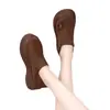 Sandalias Birkenstock de plataforma estilo retro británico, mocasines para mujer, nueva colección de otoño 2026, mocasines versátiles de gamuza para mujer