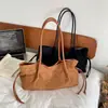 Bolso Casual Transfronterizo de Gran Capacidad para Mujer, Nuevo Modelo de Moda, Color Sólido, Bolso de Hombro Único, Moda 2026, Popular para el Trabajo y el Uso Diario