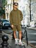 Shorts Leves Coolmax Jie Zhan Masculino 2026 Primavera e Verão Novos Shorts Outdoor com Absorção de Umidade e Secagem Rápida