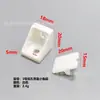 Plástico Engrosado Eslabón Ángulo Recto 90 Grados Código de Ángulo Fijo Tabla de Madera Soporte de Estante Refuerzo de Gabinete Accesorios de Muebles