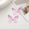 Parche de Mariposa de Tul de una Sola Capa de 5 cm Accesorios para el Cabello Vestido de Novia Ropa de Estilo Antiguo con Peineta DIY de Mariposa Pequeña
