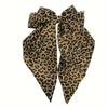 Novo Prendedor de Cabelo com Laço Estampado Animal Print Primavera Moda Grampo Acessórios de Cabelo Retrô Venda Quente Transfronteiriça Acessórios de Cabelo Atacado