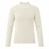 Camada Base Feminina Outono/Inverno Transfronteiriça Gola Alta Slim Fit Cor Sólida Top Simples Versátil Europeu e Americano
