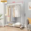 Varal de Roupas Transfronteiriço de Chão Dobrável Varal de Roupas de Varanda Haste de Secar Roupas para Casa Quarto Cabide de Roupas Dobrável