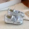 Zapatos de piel para niña estilo coreano con ribete de encaje, colección primavera y otoño 2026, zapatos de princesa para niños, zapatos planos para niñas pequeñas, zapatos de bebé de suela blanda
