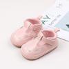 Zapatos Nuevos de Primavera y Otoño para Bebé de 0.1 Años Calzado Antideslizante para Niños Pequeños Zapatos Casuales de Estilo Retro con Flores Pequeñas de Moda Bmb4001