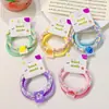 Set de Gomas Elásticas de Caucho de Alta Elasticidad para Mujeres para Atarse el Cabello, Sencillas y Duraderas, Cuerda para el Cabello No Dañina, Cuerda para Cola de Caballo Alta, Venta al por Mayor de Accesorios para el Cabello