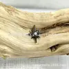 Aretes de Aleación de Titanio Astmf-136 Serie Negro Brillante Rosca Interna de Titanio G23 Cabeza de Piercing de Zirconia
