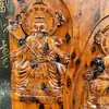 Token de relieve de madera de azufaifo de rayo token Sanqing token ancestro Sanqing token espada de dragón imagen del ancestro Sanqing de madera de azufaifo