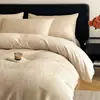 Conjunto de Tres Piezas de Algodón Lavado Jacquard con Hilo Plateado para Dormitorio Estudiantil - Serie Weier - Primavera/Verano 2026