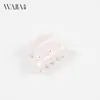 Pinza para el Cabello Flor de Margarita Pequeña Wjia Nuevo Moda de Acetato Gama Alta Tamaño Mediano Pinza de Tiburón Pasador para Recogido Parcial Accesorio para el Cabello