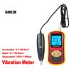 Medidor de vibração digital split de inteligência padrão, medidor de vibração portátil, velocidade, aceleração/deslocamento, medição de vibração GM63B