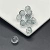 Contas de vidro 12mm furo vertical passante pequena nogueira longa amor nogueira pulseira diy pulseira contas soltas
