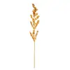 Folhas Ricas Tingidas Únicas Flor Eterna Material Flor Seca Folha Seca Material Decoração de Casamento Atacado em Estoque