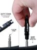 Herramienta Universal para Núcleo de Válvula de Bicicleta para Válvulas Schrader y Presta, Varilla de Extensión de Válvula de Neumático, Llave para Retirar Válvulas de Neumáticos de Cámara