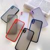 Capa de celular cor contrastante Apple 7 para XR proteção ocular 11 transparente 8 fosca XSMAX fofa 6SPlus sensação de pele x material