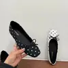 Sapatos Mary Jane Leves Estilo Francês, Sapatos Doces Rasos com Bolinhas Retrô de 3cm para Calçar Sem Cadarço para Mulheres, Confortáveis e que Aumentam a Altura, Perfeitos para Combinar com Vestidos