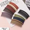 Peine grande elegante esmerilado de moda para mujer, flequillo fijo para la frente, banda para el cabello para cabello suelto, peine para la parte posterior de la cabeza, horquilla, tocado