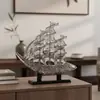 Manualidades y Decoraciones para el Hogar Modelo de Velero de Resina Transparente