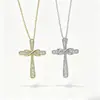 Colar Cruz Torcida em Forma de 8 Amor Infinito Eterno para Mulheres, Colar com Pingente de Nó Cruzado Fashion de Luxo Leve com Pedras de Diamante