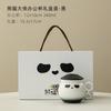 Caneca de Chá Panda Caneca de Chá Doméstica com Separação Copo de Água Cerâmico Caneca Especial Pessoal Caneca Fofa para Escritório