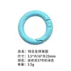 Anillo de Resorte de Aleación de Zinc Ecológico Estándar Europeo, Llavero Colgante de Moda, Accesorios, Varios Estilos, Selección Integral, Versátil