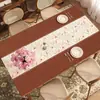 Jogo americano de mesa de jantar retrô americano, estilo vintage, à prova d'água, à prova de óleo, resistente ao calor, porta-copos para mesa de centro, modelo novo 2026 protetor de mesa