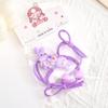 Banda de goma pequeña para el pelo de celebridad de Internet, con diseño de conejo y oso de dibujos animados, ideal para novias, pulsera y cuerda para el pelo que combina con todo.