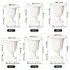 Maceta de Plástico Maceta de Decoración para Bodas Columna Romana Desmontable Maceta con Patas Altas Arreglo Floral Eneldo Verde Arreglo Floral Hidropónico Maceta Grande y Pequeña