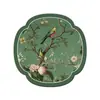 Tapete Drenante de Secagem Rápida Estilo Chinês Tapete Absorvente de Água de Lama Diatomácea Antiderrapante Tapete Drenante Tapete para Sala de Estar Sala de Jantar Tapete para Decoração de Vaso