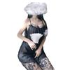 Roupa íntima sexy de tamanho grande, lingerie sexy, camisola de renda com alça, roupa de casa 1023
