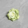 Cabeça de Flor Rosa Simulada Flor Falsa Grampo de Cabelo Acabado Material de Flor de Seda Artesanal DIY Acessórios de Decoração para Guirlanda de Casamento