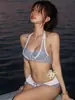 Bikini de dos piezas estilo nuevo 2026 para mujer, que disimula el abdomen y estiliza, adecuado para vacaciones en la playa y baños en aguas termales [Disponible para Dropshipping]
