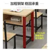 Mesas e Cadeiras para Alunos do Ensino Fundamental e Médio, Mesas de Estudo Individuais e Duplas para Salas de Aula Escolares, Mesas para Aulas de Reforço, Ensinamento e Treinamento Institucional