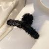Felpa Parte Trasera de la Cabeza Pinza Grande para el Cabello Corea del Sur Elegante Elegante Pinza para el Cabello Pinza para el Cabello Femenina Tiburón para el Cabello Adorno para la Cabeza